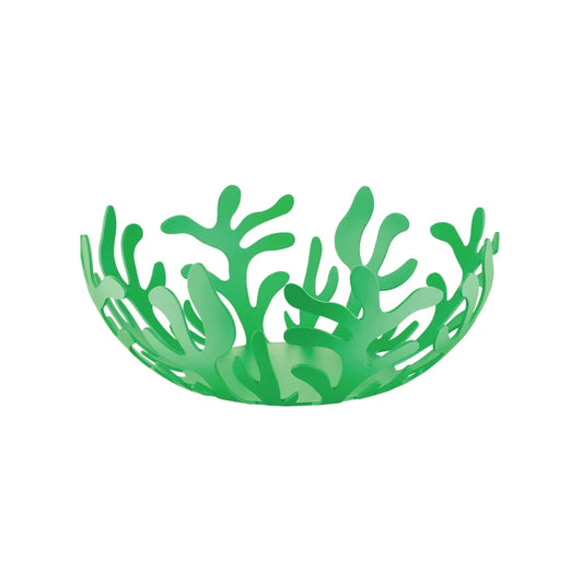 Alessi — Mediterraneo ESI01/25GR | Fruttiera in acciaio colorato verde