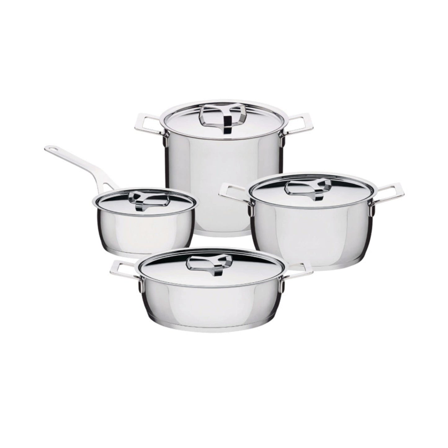 Alessi - Stainless Steel Pot "Pots &amp; Pans" 24cm