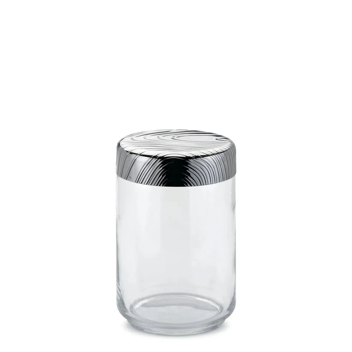 Alessi — Veneer PU05/100 | Barattolo ermetico vetro e acciaio