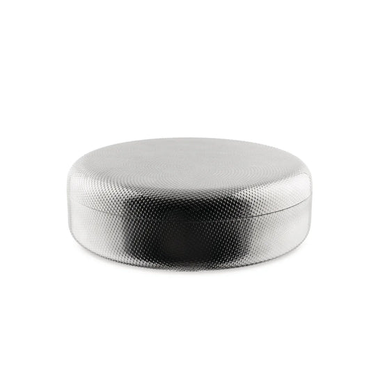 Alessi — JM01/23 T | Contenitore in acciaio inox con decoro a rilievo
