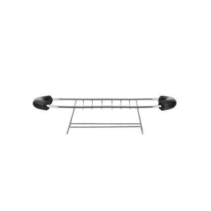 Alessi — Plissé MDL08BW B | Griglia scalda brioche nera De Lucchi