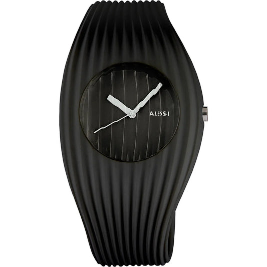 Alessi — Grow Watch AL26000 | Orologio da polso in poliuretano nero