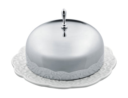 Alessi - White Porcelain Butter Dish