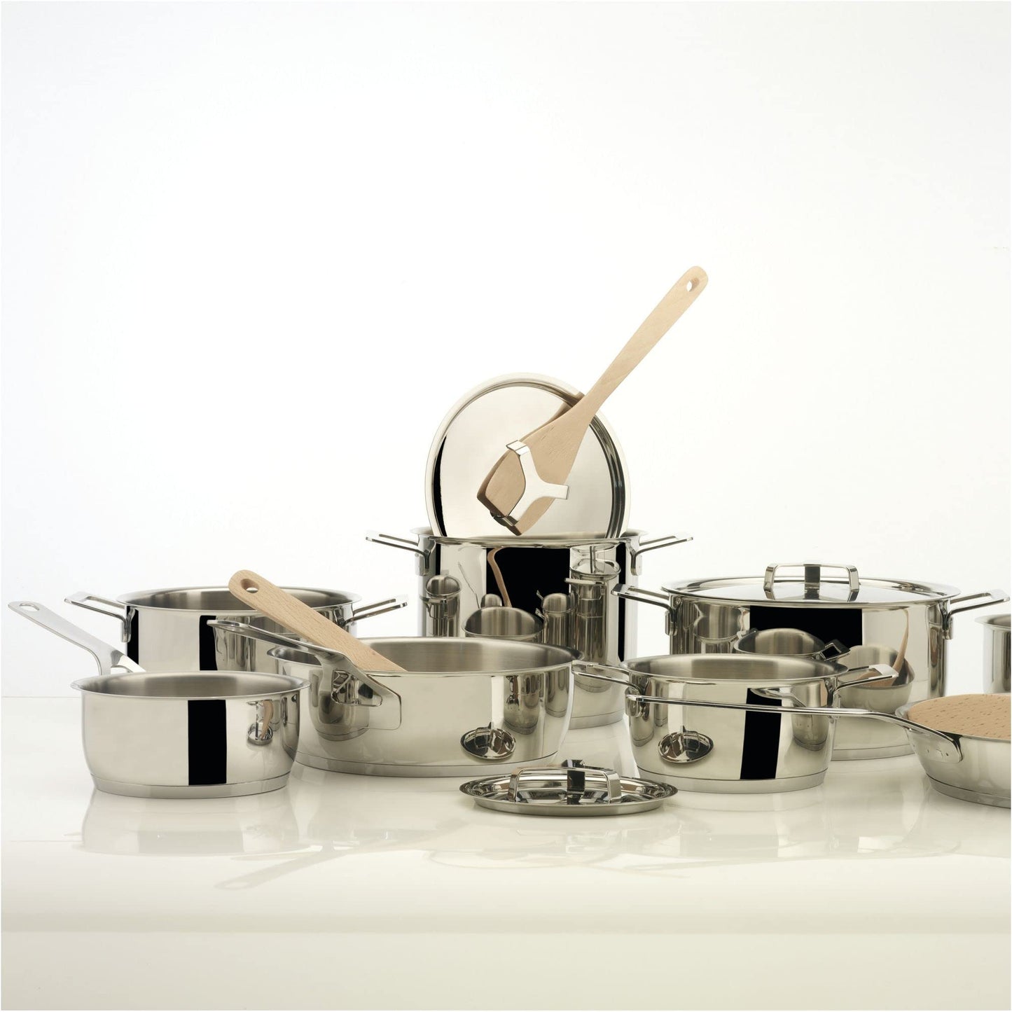 Alessi - Stainless Steel Pot "Pots &amp; Pans" 24cm