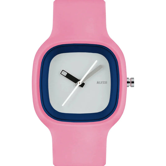 Alessi — Kaj AL10023 | Orologio da polso in poliuretano rosa