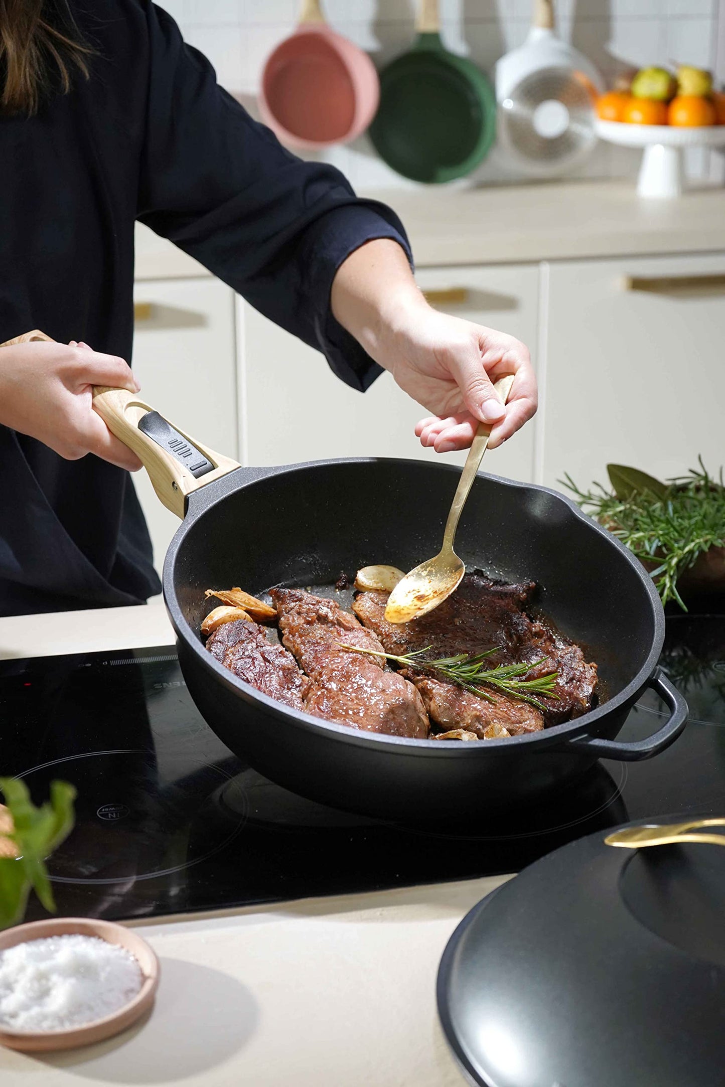 Cookut - The Fabulous 8-in-1 Frying Pan Black 28cm