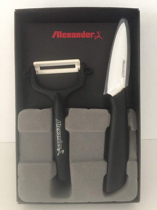 Alexander - Ceramic Peeler and Paring Knife Set