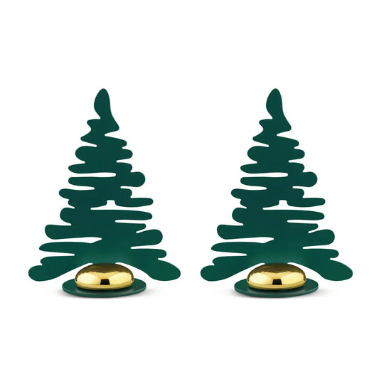 Alessi — Barkplace Tree BM16S2 GR | Segnaposto da tavola in acciaio ve