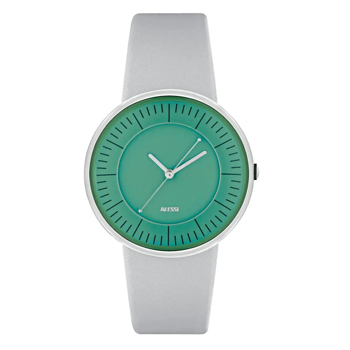 Alessi — Luna AL8009 | Orologio da polso Mendini quadrante verde