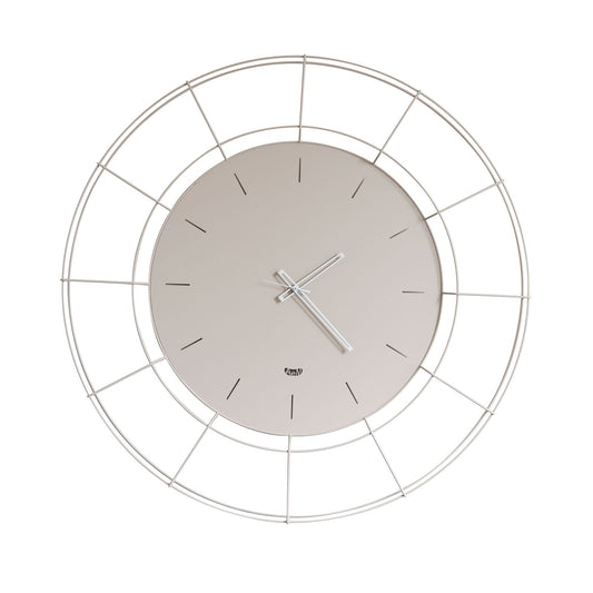 Arti & Mestieri orologio da parete Nudo Grande colore sabbia in ferro lavorato artigianalmente