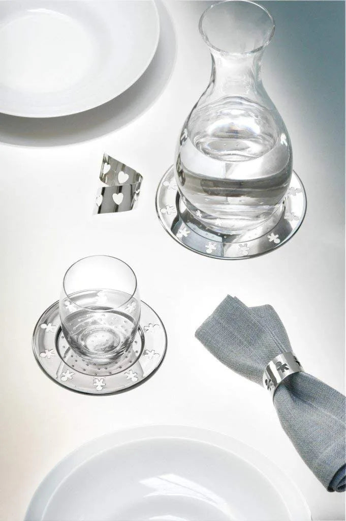 Alessi Set 4 Mini Girotondo in acciaio inossidabile 18/10 lucido - Design King-Kong
