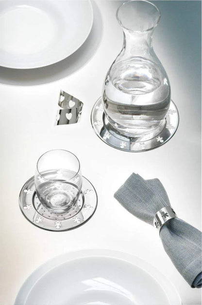 Alessi Set 4 Mini Girotondo in acciaio inossidabile 18/10 lucido - Design King-Kong