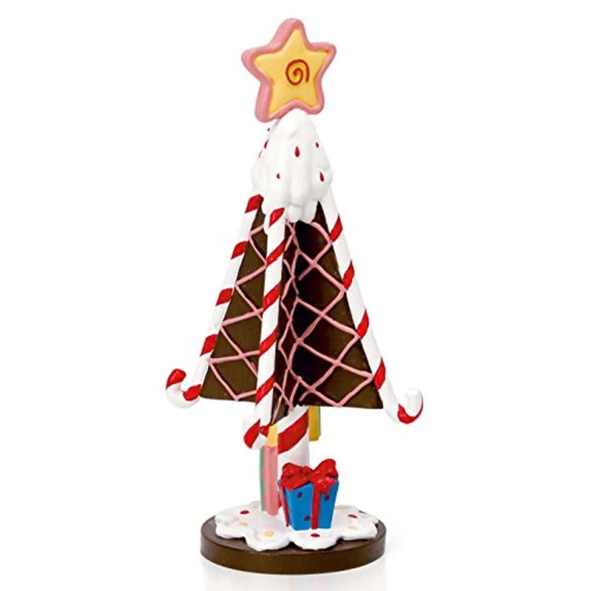 Scherzer Alberello 21cm Choco decorazione natalizia ceramica marrone