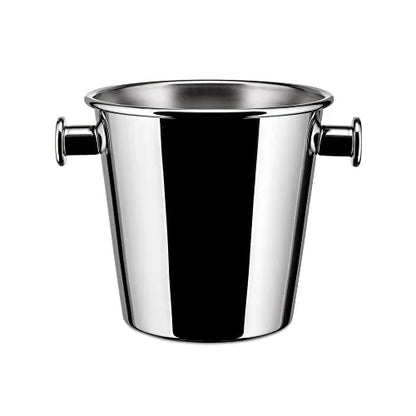 Alessi secchiello per ghiaccio con manici acciaio inox argento design Sottsass