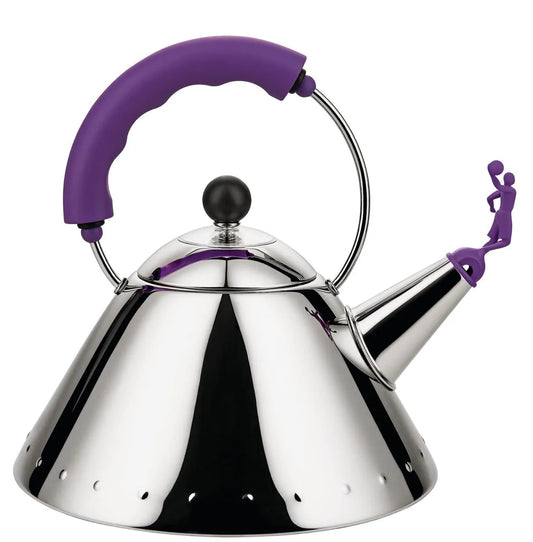 Alessi bollitore di design 9093 acciaio inox viola 1L