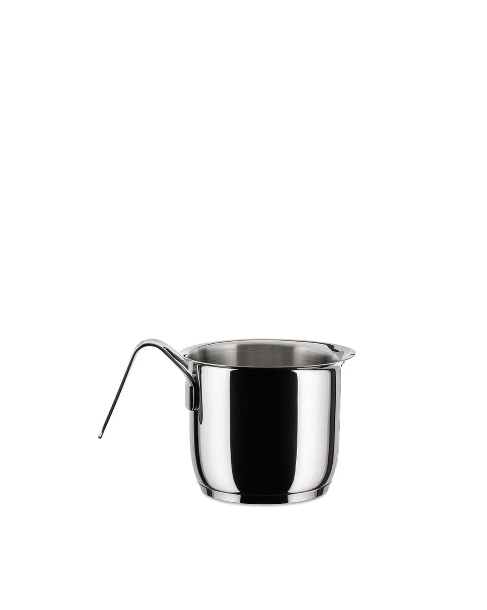 Alessi Pots&Pans bollilatte acciaio inox lucido design Jasper Morrison