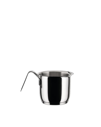 Alessi Pots&Pans bollilatte acciaio inox lucido design Jasper Morrison