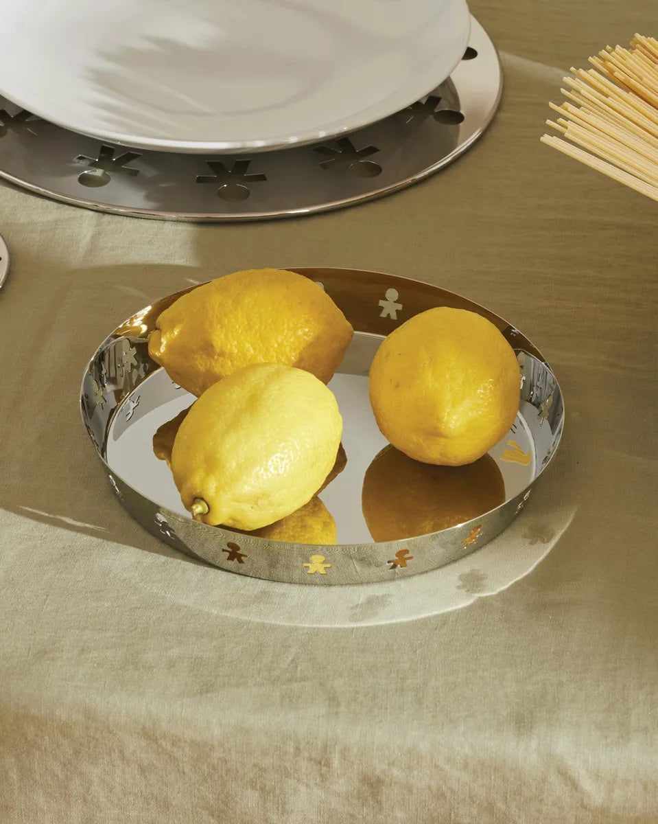 Alessi — Mini Girotondo | Vassoio Acciaio Inox