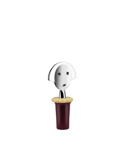 Alessi Tappo Alessandro M in resina e zama cromata, design Mendini - Stilmobili
