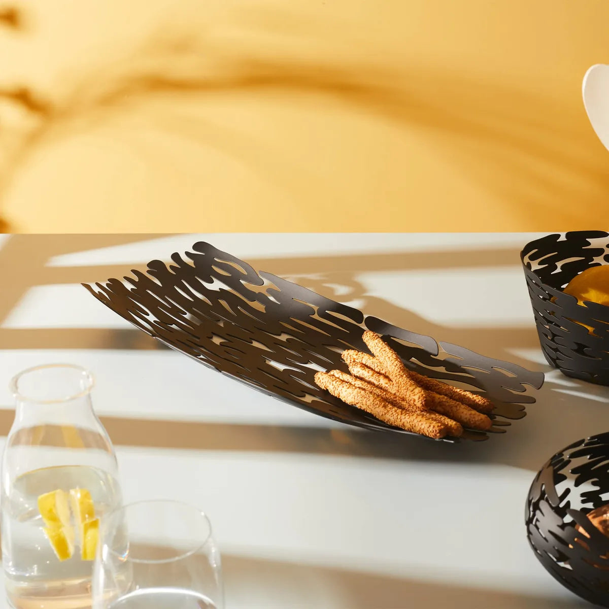Alessi Centrotavola Bark acciaio inossidabile lucido design Boucquillon Maaoui