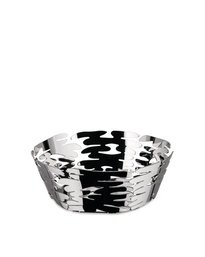 Alessi Cestino Barket acciaio inox 21cm design laser - colore acciaio naturale
