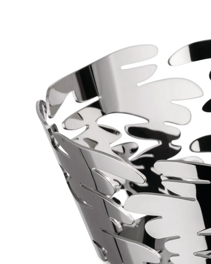 Alessi - Panier design « Barket » en acier inoxydable 21 cm