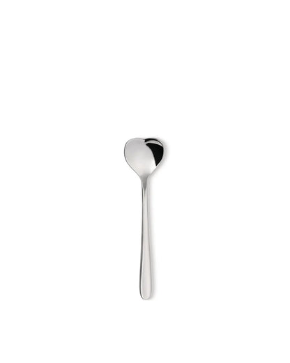 Alessi Big Love set 4 cucchiaini da tè in acciaio inox argento, design Miriam Mirri