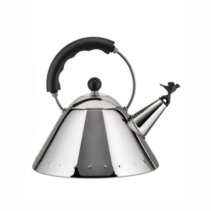 Alessi bollitore acciaio inox 18/10 fischietto uccellino Michael Graves