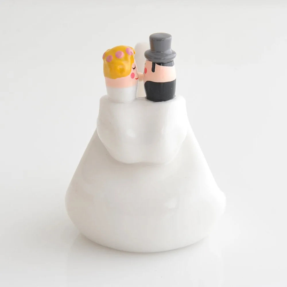 Alessi Bombo Lina Massimo Giacon cigno bianco decorato a mano - Stilmobili