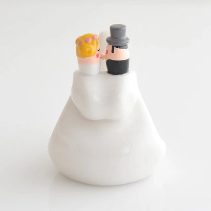 Alessi Bombo Lina Massimo Giacon cigno bianco decorato a mano - Stilmobili