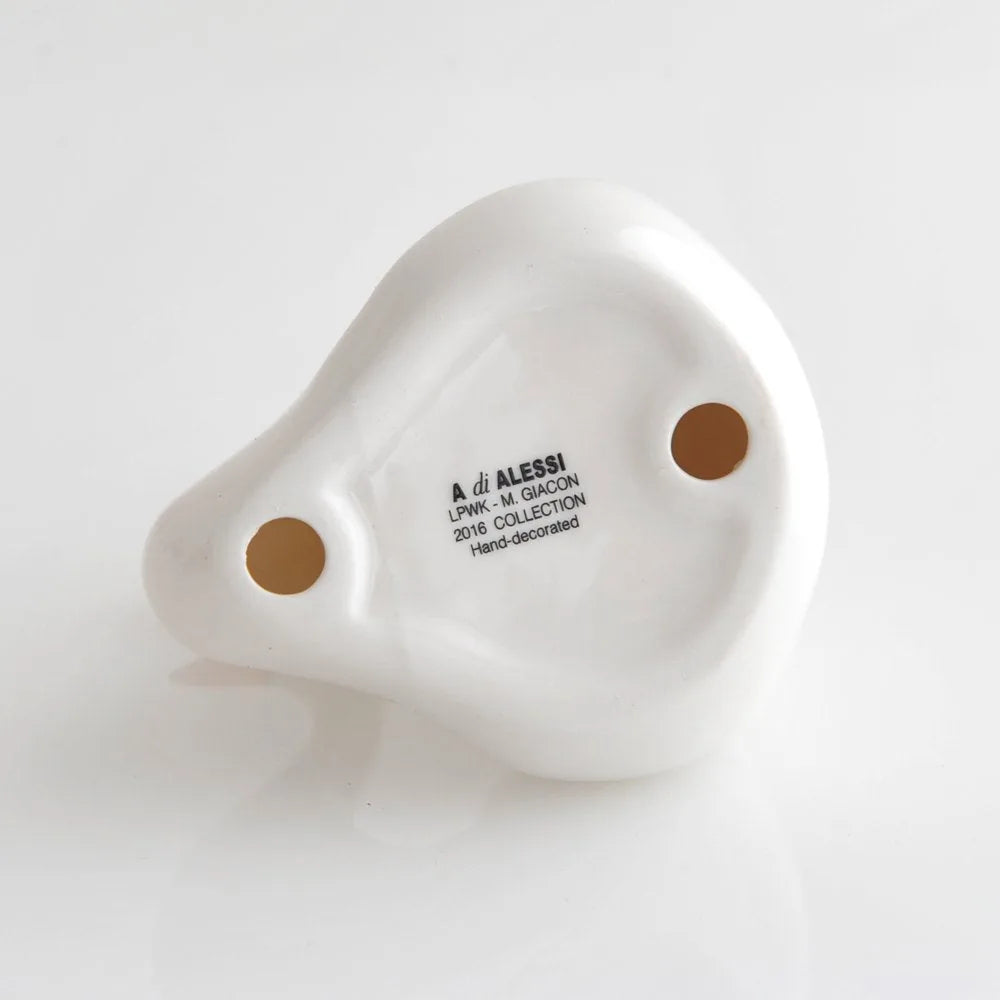 Alessi Bombo Lina Massimo Giacon cigno bianco decorato a mano - Stilmobili