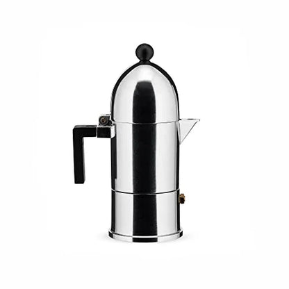 Alessi Caffettiera La Cupola moka in alluminio fusione design Aldo Rossi