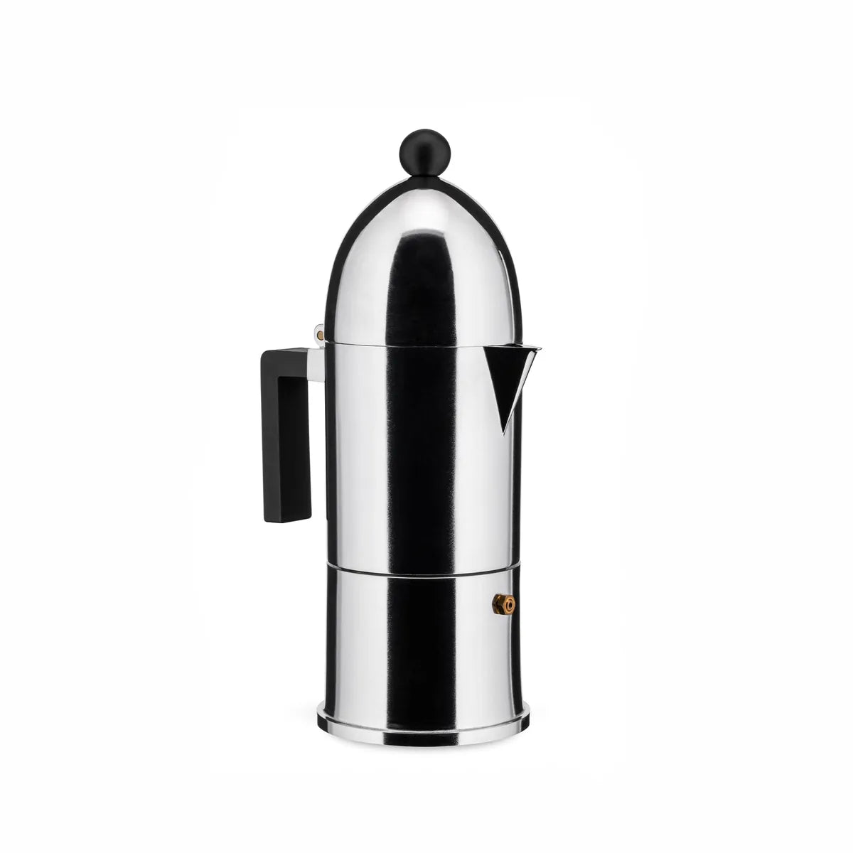 Alessi Caffettiera La Cupola moka in alluminio fusione design Aldo Rossi