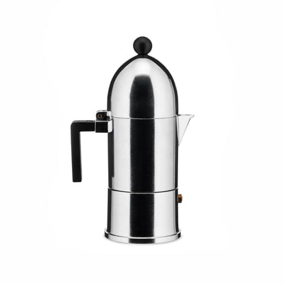 Alessi Caffettiera La Cupola moka in alluminio fusione design Aldo Rossi