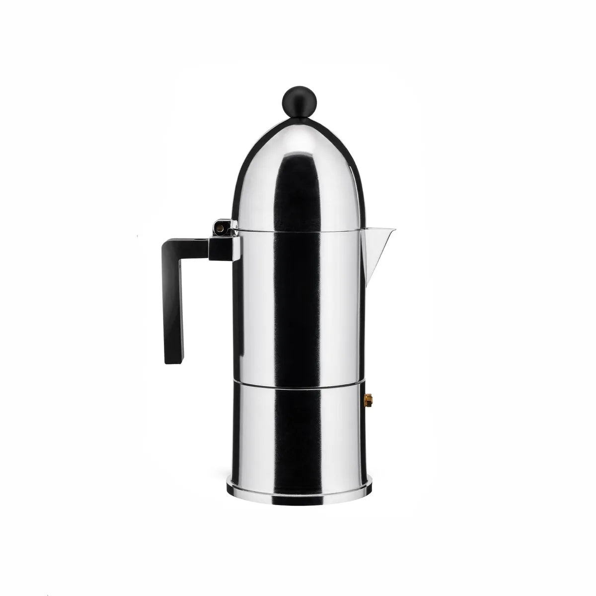 Alessi Caffettiera La Cupola moka in alluminio fusione design Aldo Rossi