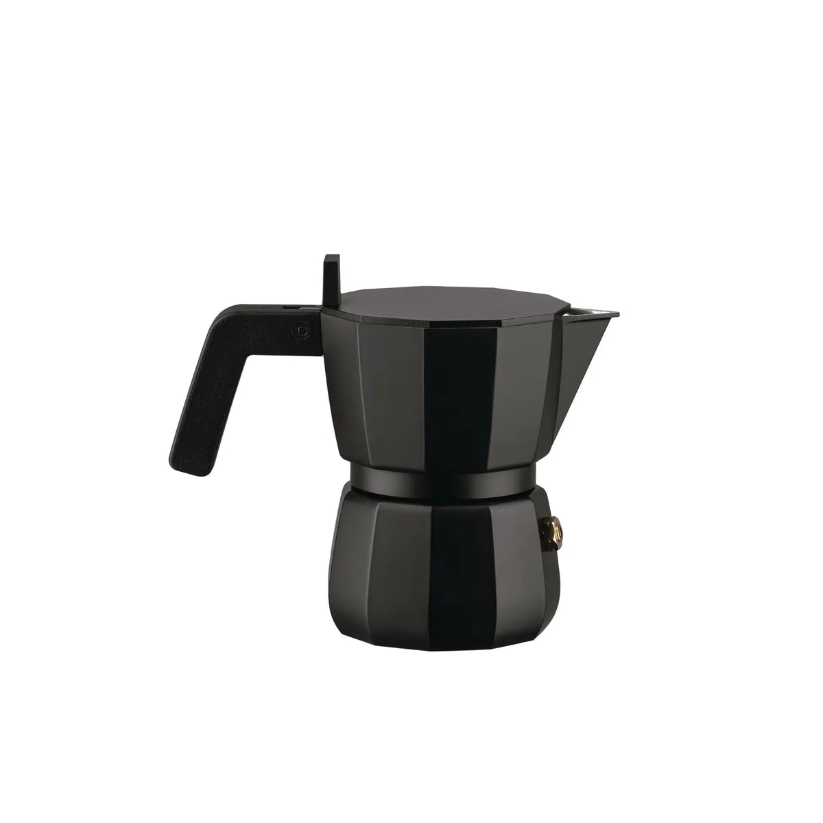 Alessi Caffettiera Espresso DC06/1 B alluminio pressofuso nero - design David Chipperfield