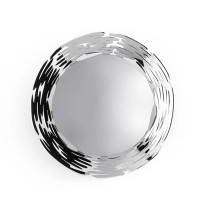 Alessi Cestino Centrotavola BM10 acciaio inossidabile decoro laser naturale