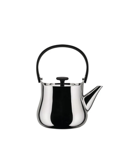 Alessi Teiera Cha NF01 acciaio inossidabile con infusore estraibile, design Naoto Fukasawa