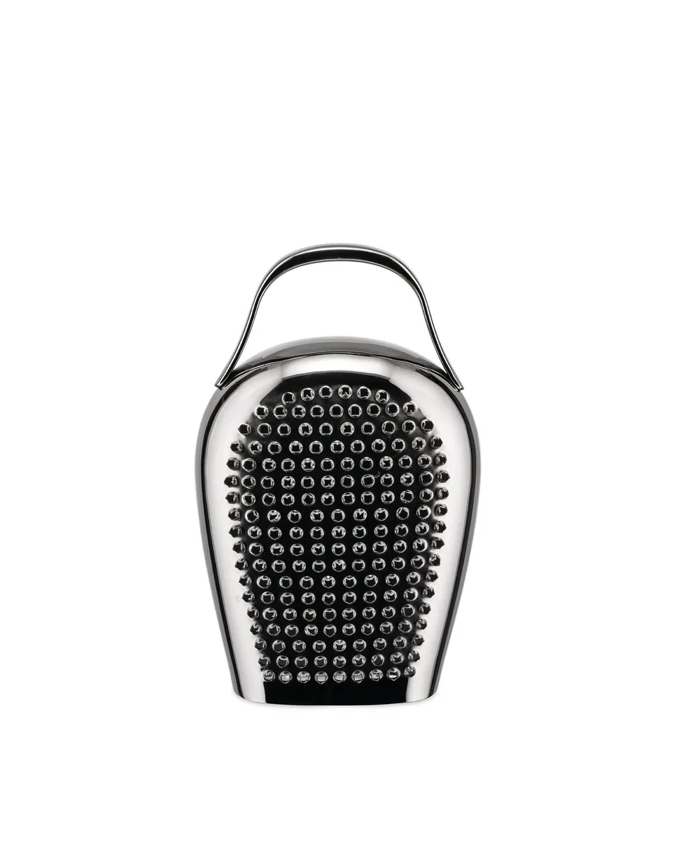 Alessi Cheese Please grattugia formaggio acciaio inossidabile design Lorenza Bozzoli Gabriele Chiave