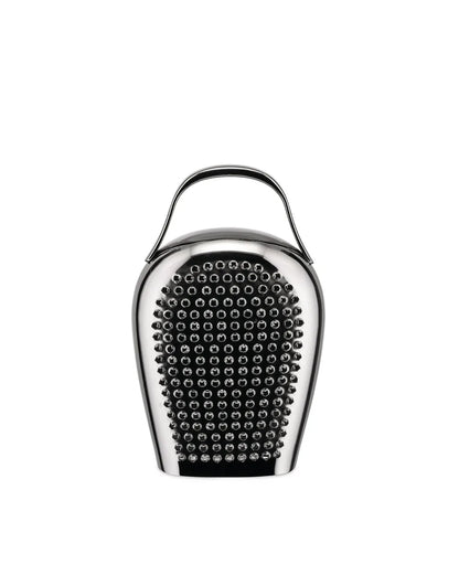 Alessi Cheese Please grattugia formaggio acciaio inossidabile design Lorenza Bozzoli Gabriele Chiave