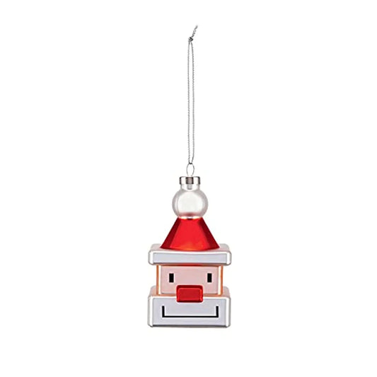 Alessi Palla Natalizia cubica vetro soffiato M. Jori M. Giacon decorazione natalizia