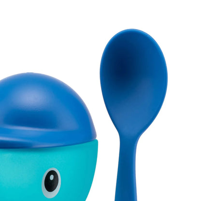 Alessi Portauovo Cico con Spargisale design Stefano Giovannoni - ceramica colorata