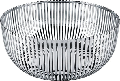 Alessi Fruttiera in acciaio inossidabile design Pierre Charpin, diametro 24 cm