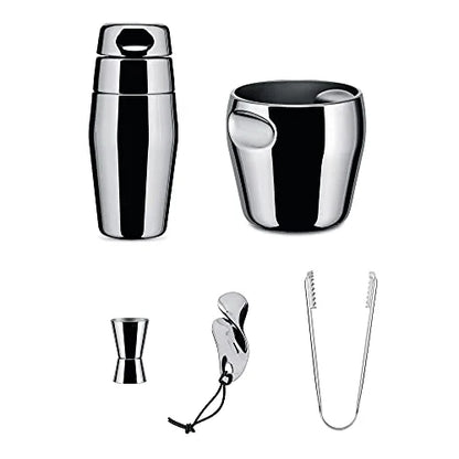 Alessi Schiaccianoci Sweetheart JHT03 in alluminio PVD, accessorio cocktail design Jim Hannon-Tan