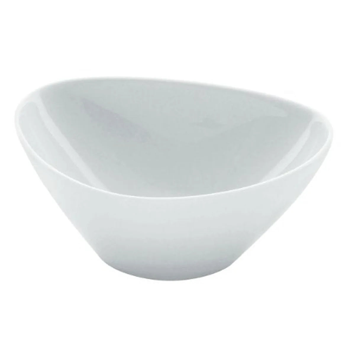 Alessi Coppetta Alta Colombina in porcellana bianca, design Fuksas - contenitore tavola elegante