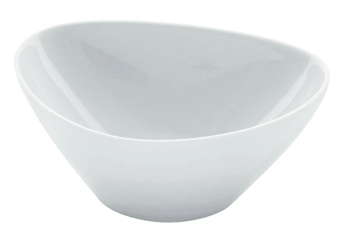 Alessi Coppetta Alta Colombina in porcellana bianca, design Fuksas - contenitore tavola elegante