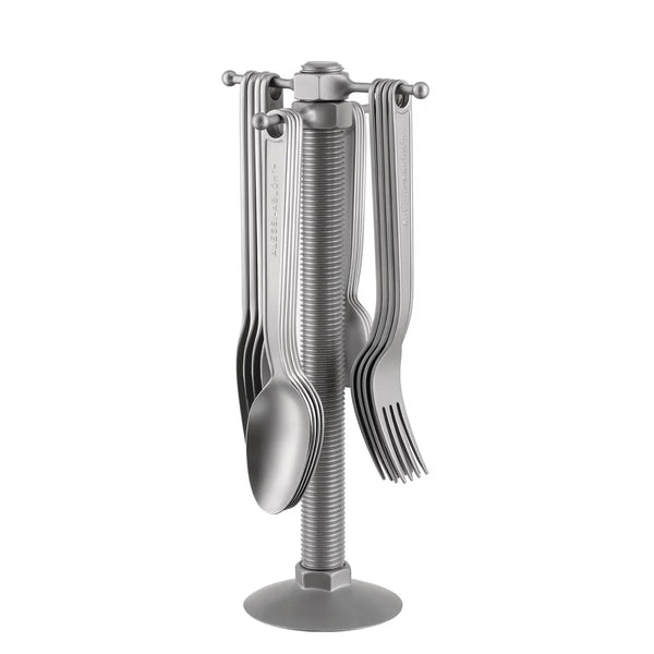Alessi — Conversational Objects | Set Posate Design Abloh — Alessi