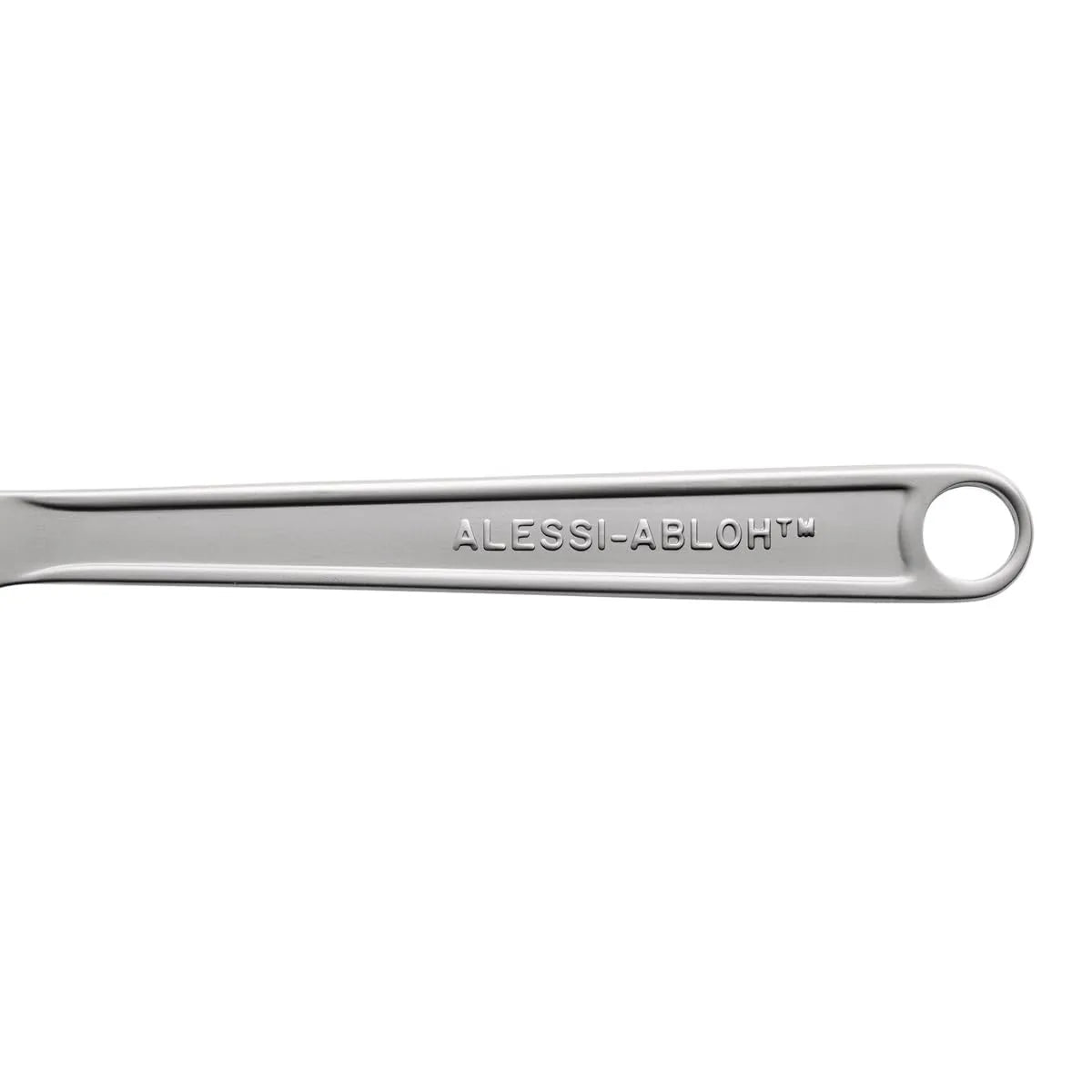 Alessi Conversational Objects set posate 16 pezzi Virgil Abloh acciaio inossidabile finitura opaca con portaposate