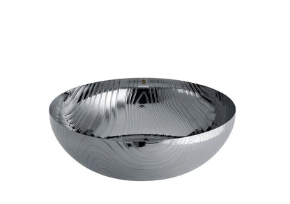 Alessi Coppa Veneer acciaio inossidabile con decoro rilievo Patricia Urquiola
