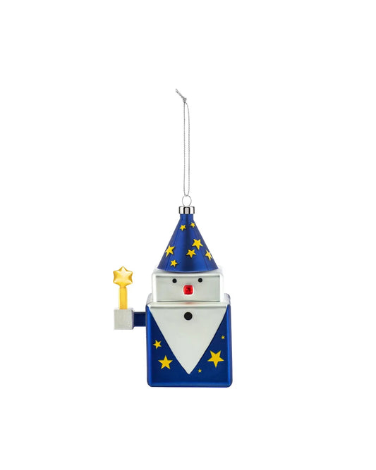 Alessi Cubomago decorazione natalizia vetro soffiato multicolore - Stilmobili